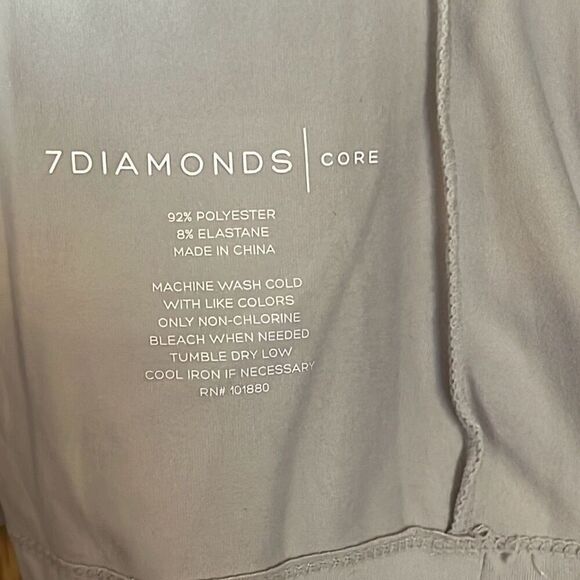 7 DIAMONDS PEBBLE CORE CREW NECK T-SHIRT LARGE - Picture 8 of 8